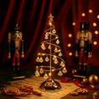 LED Crystal Tree Table Lamp with Spiral Design and USB Power