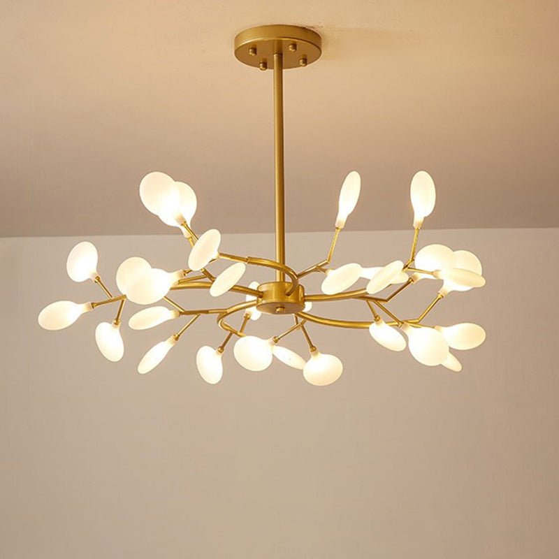 Modern Firefly LED Chandelier – Branched Acrylic Pendant Light