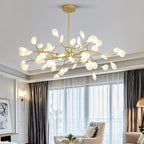Modern Firefly LED Chandelier – Branched Acrylic Pendant Light