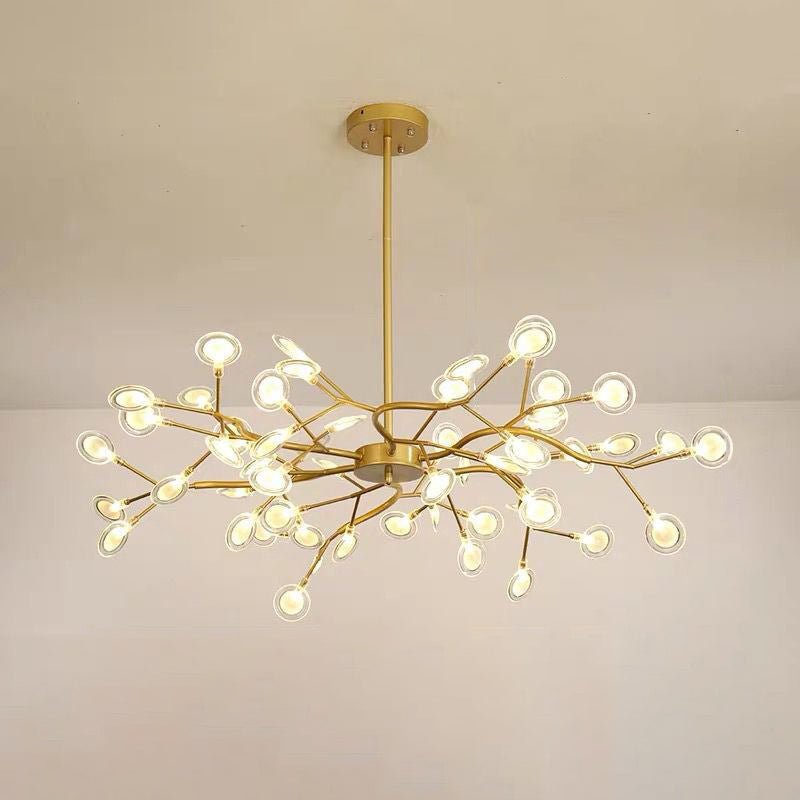 Modern Firefly LED Chandelier – Branched Acrylic Pendant Light