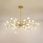 Modern Firefly LED Chandelier – Branched Acrylic Pendant Light
