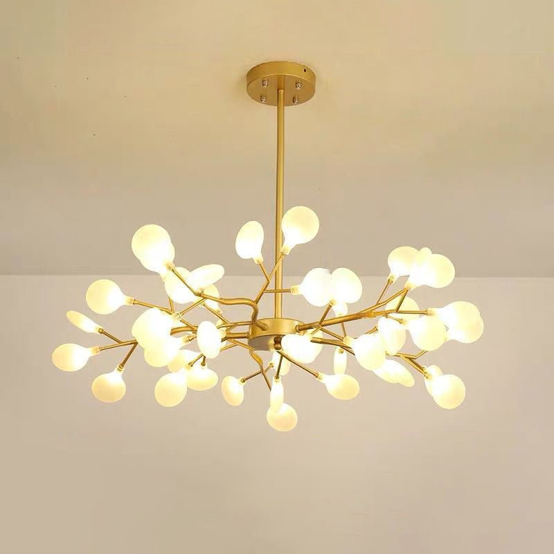 Modern Firefly LED Chandelier – Branched Acrylic Pendant Light