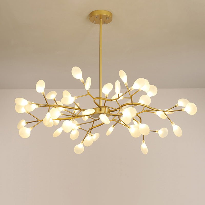 Modern Firefly LED Chandelier – Branched Acrylic Pendant Light
