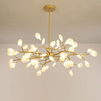 Modern Firefly LED Chandelier – Branched Acrylic Pendant Light