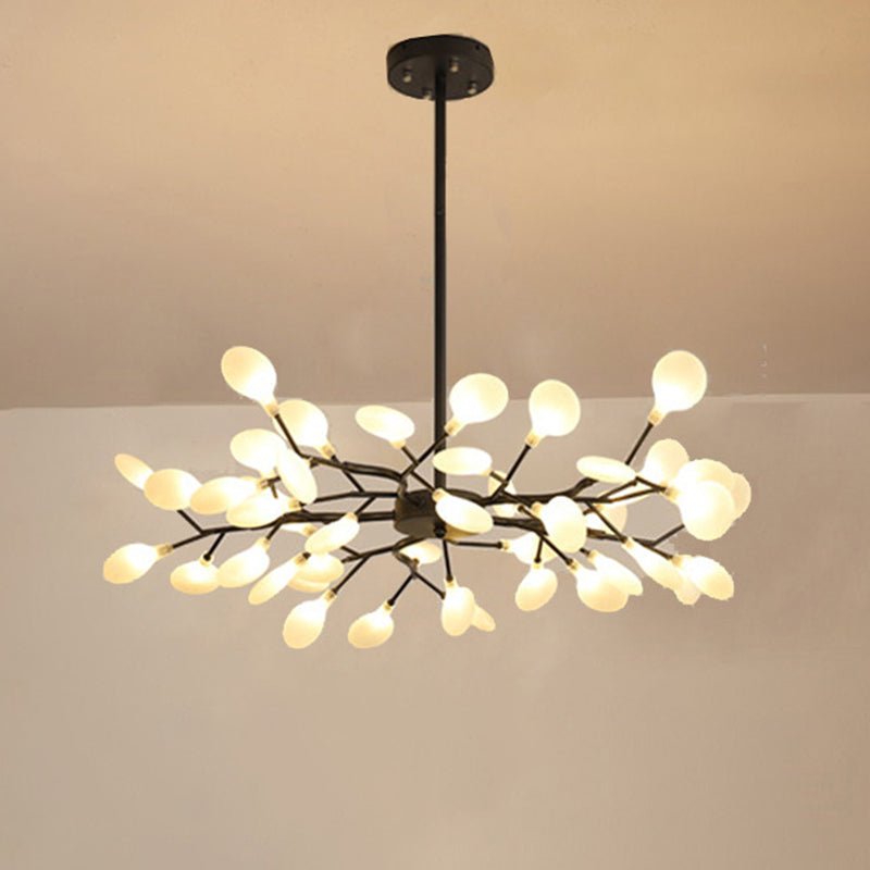 Modern Firefly LED Chandelier – Branched Acrylic Pendant Light