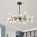 Modern Firefly LED Chandelier – Branched Acrylic Pendant Light