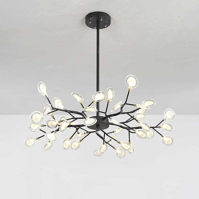 Modern Firefly LED Chandelier – Branched Acrylic Pendant Light