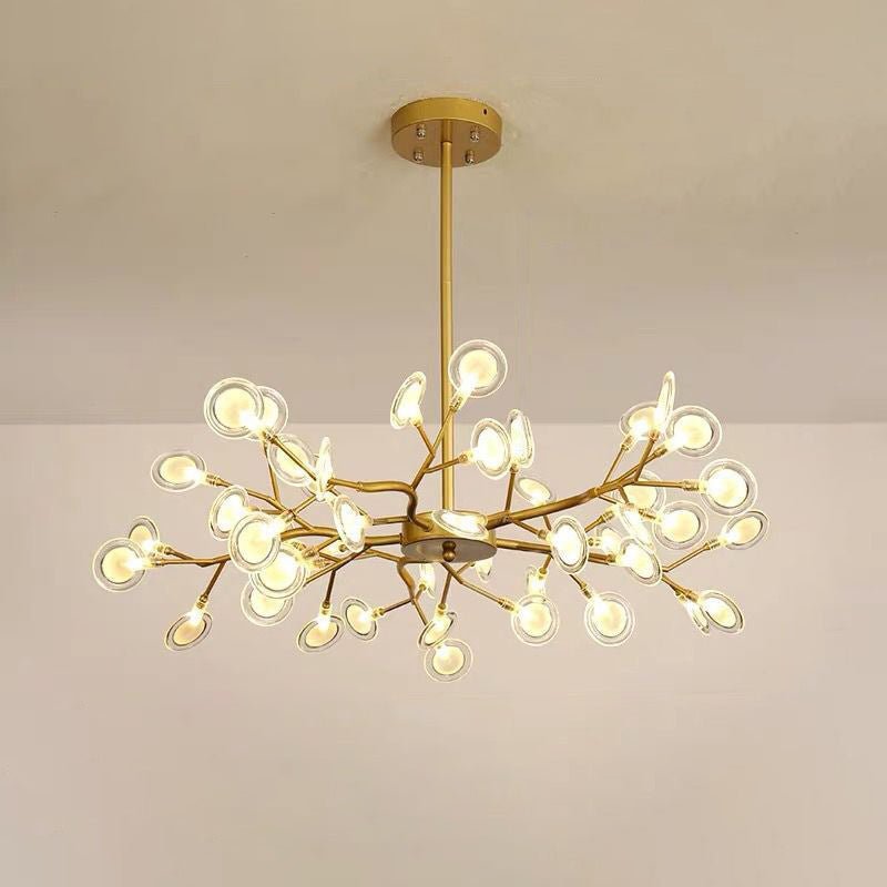 Modern Firefly LED Chandelier – Branched Acrylic Pendant Light