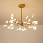 Modern Firefly LED Chandelier – Branched Acrylic Pendant Light