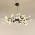 Modern Firefly LED Chandelier – Branched Acrylic Pendant Light