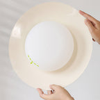 Modern Bowl Pendant Light with LED Glow for Ceiling Lighting