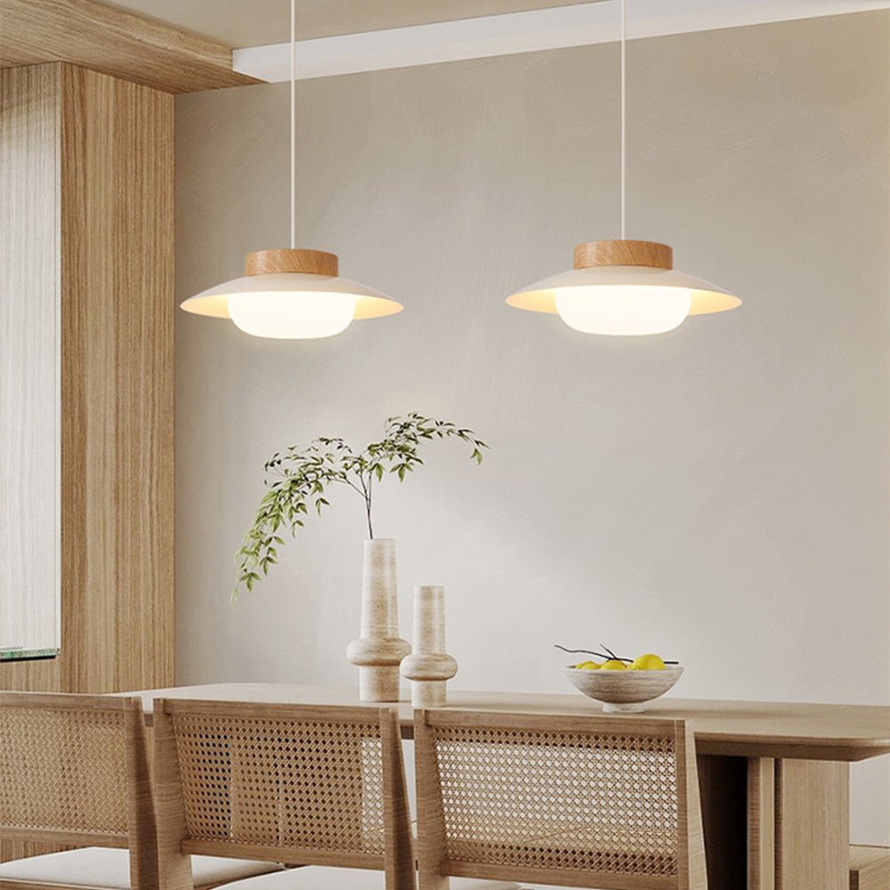 Modern Bowl Pendant Light with LED Glow for Ceiling Lighting