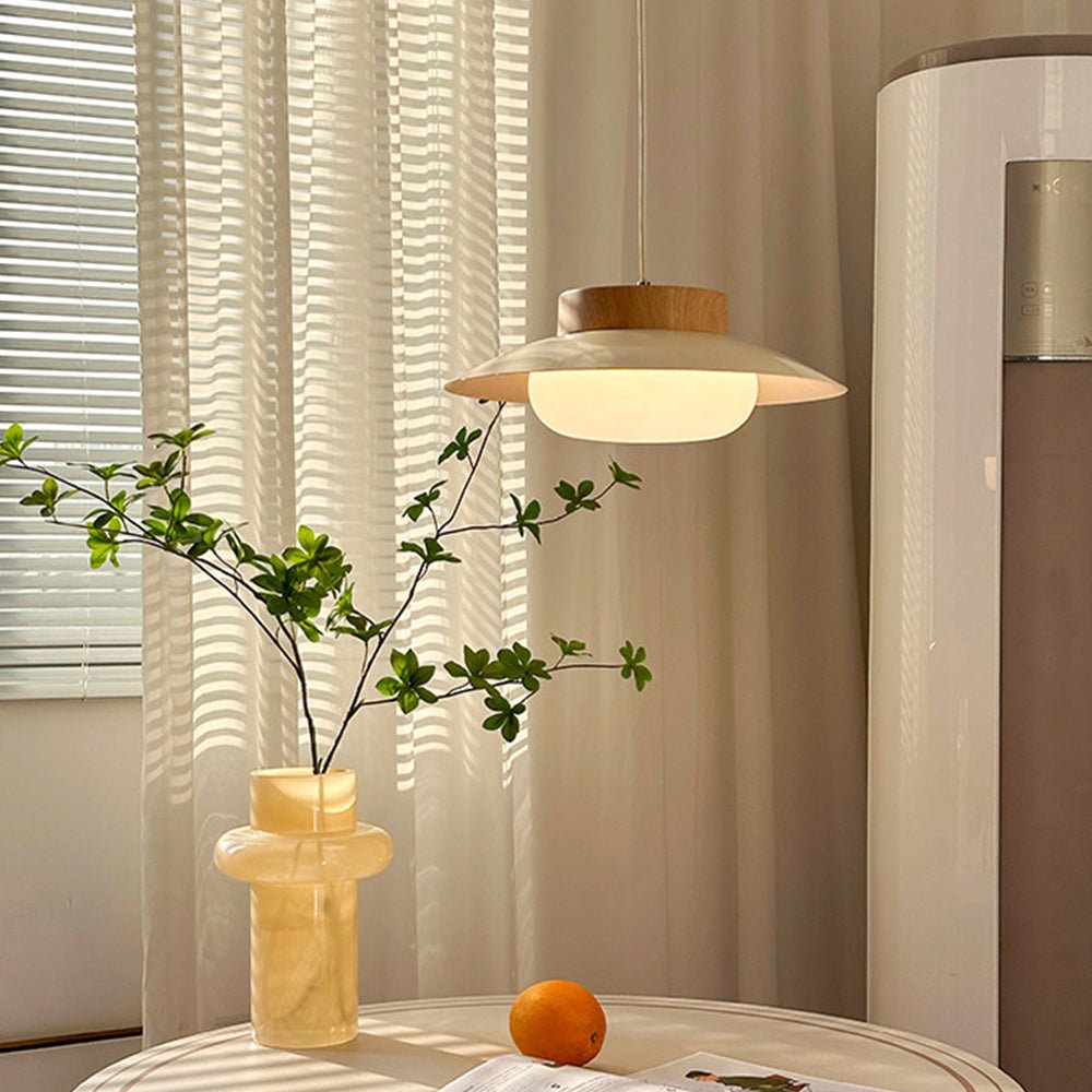Modern Bowl Pendant Light with LED Glow for Ceiling Lighting