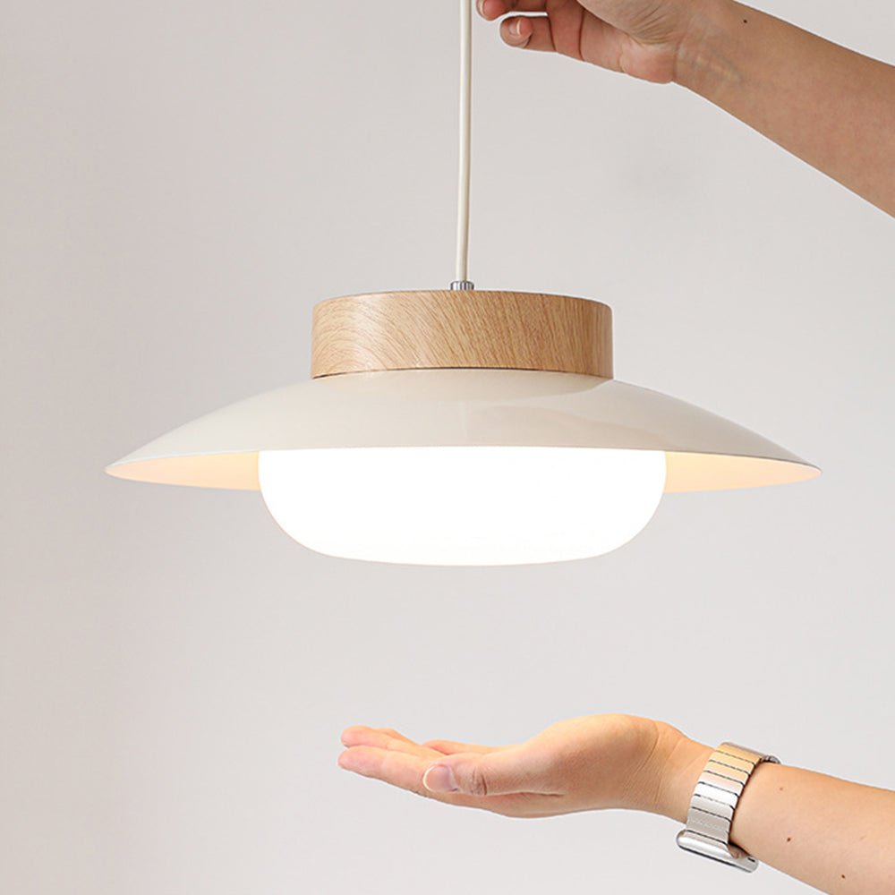 Modern Bowl Pendant Light with LED Glow for Ceiling Lighting
