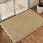 Indoor Entryway Door Mat with Non Slip Backing for Floor Protection