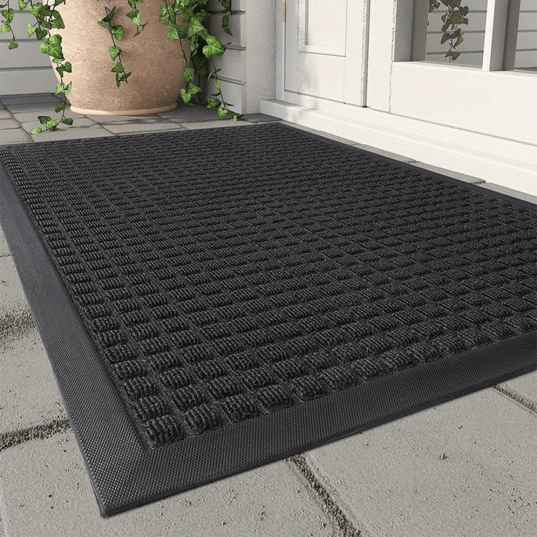 Indoor Outdoor Doormat with Non Slip Backing for Entryway