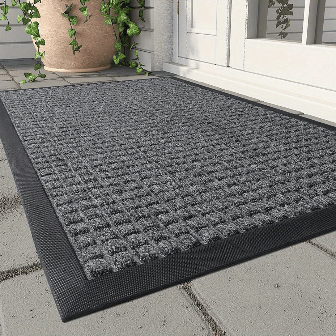 Indoor Outdoor Doormat with Non Slip Backing for Entryway