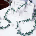 Rose LED String Lights Garland with Floral Vine Decorative Design