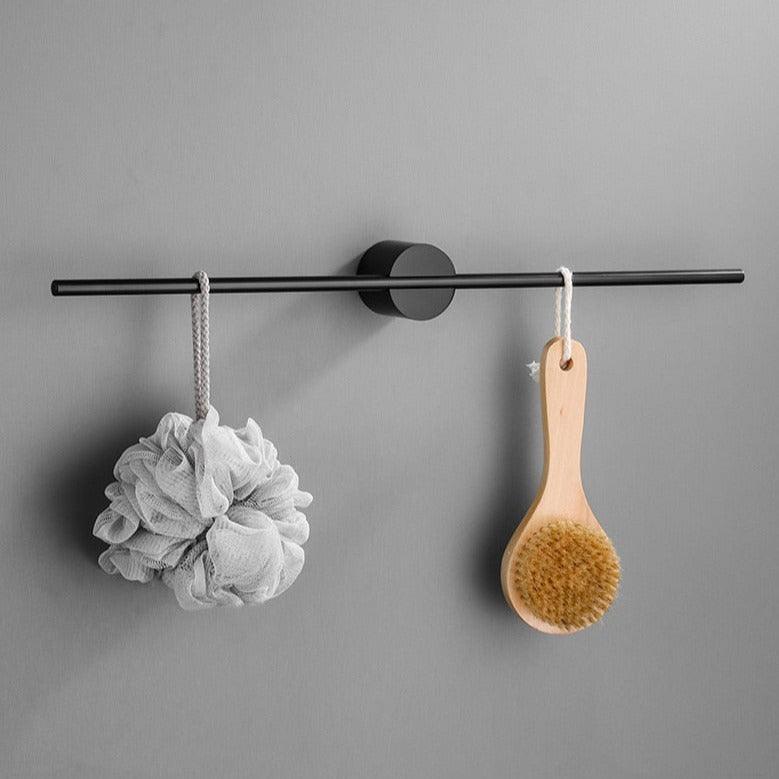 Wall Mounted Metal Towel Rack with Single Bar Design