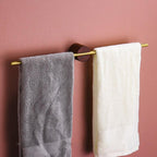 Wall Mounted Metal Towel Rack with Single Bar Design