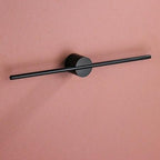 Wall Mounted Metal Towel Rack with Single Bar Design