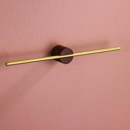 Wall Mounted Metal Towel Rack with Single Bar Design